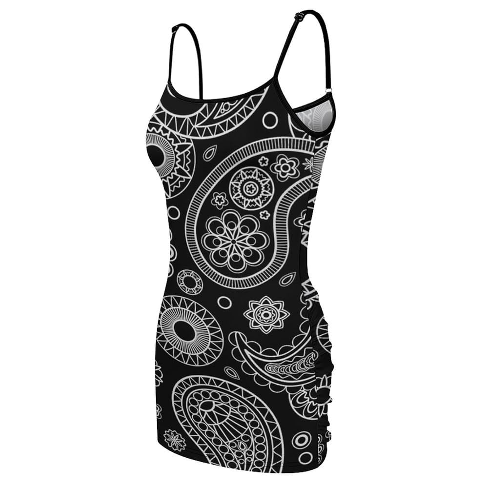 Amazon.com: Paisley Pattern Women's Sexy Bodycon Dress